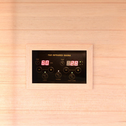 900W Infrared Sauna for Home Use with 360° Full-Body Heating, Dual Bluetooth Speakers & Mood Lights - Detox Therapy for Fitness Enthusiasts, Skin Care & Stress Relief in Bathroom