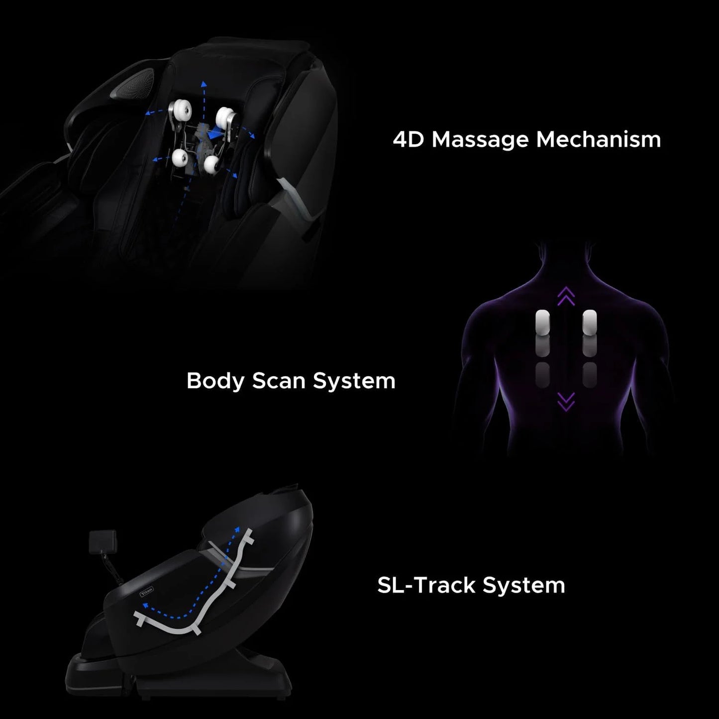 Pro-Vigor 4D Zero Gravity Massage Chair with SL Track & Heated Roller, Brown