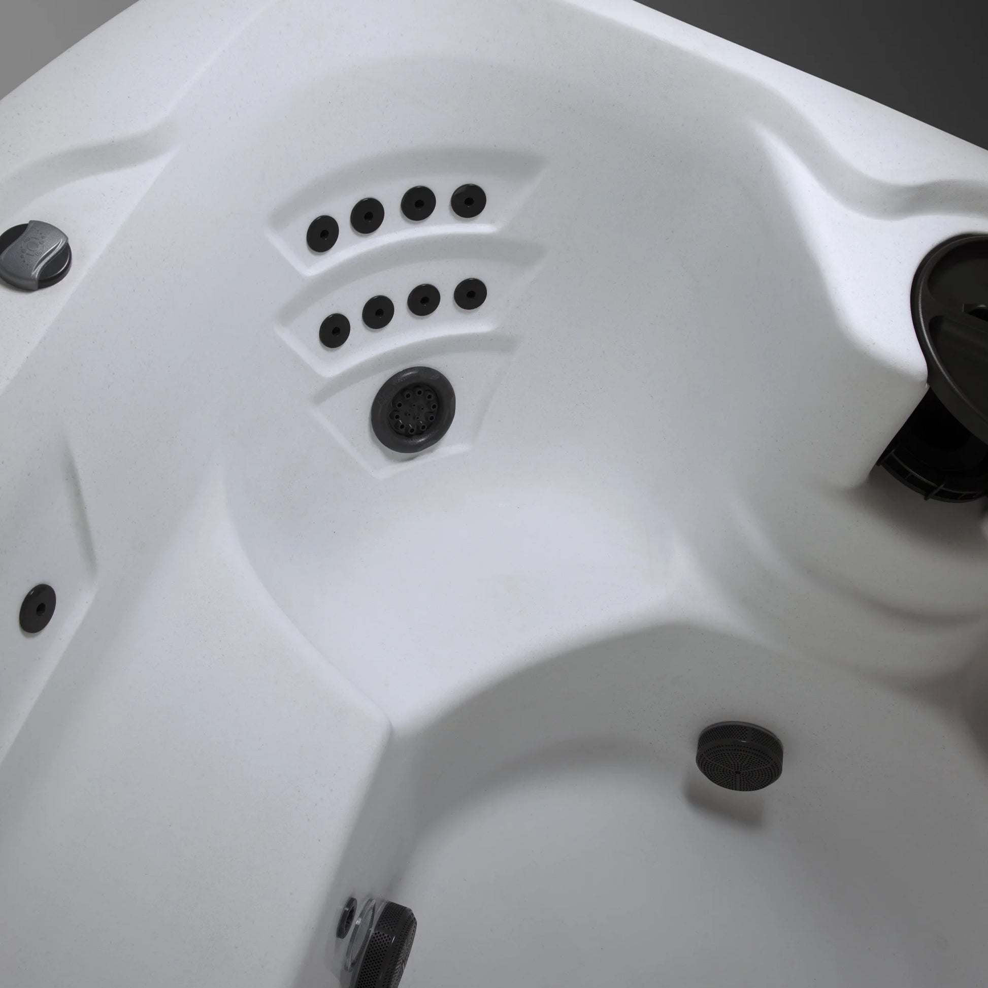 Leganza Hot Tub - 6-Person, 90- Jet, 230-Volt Spa in Arctic White/Coastal Gray