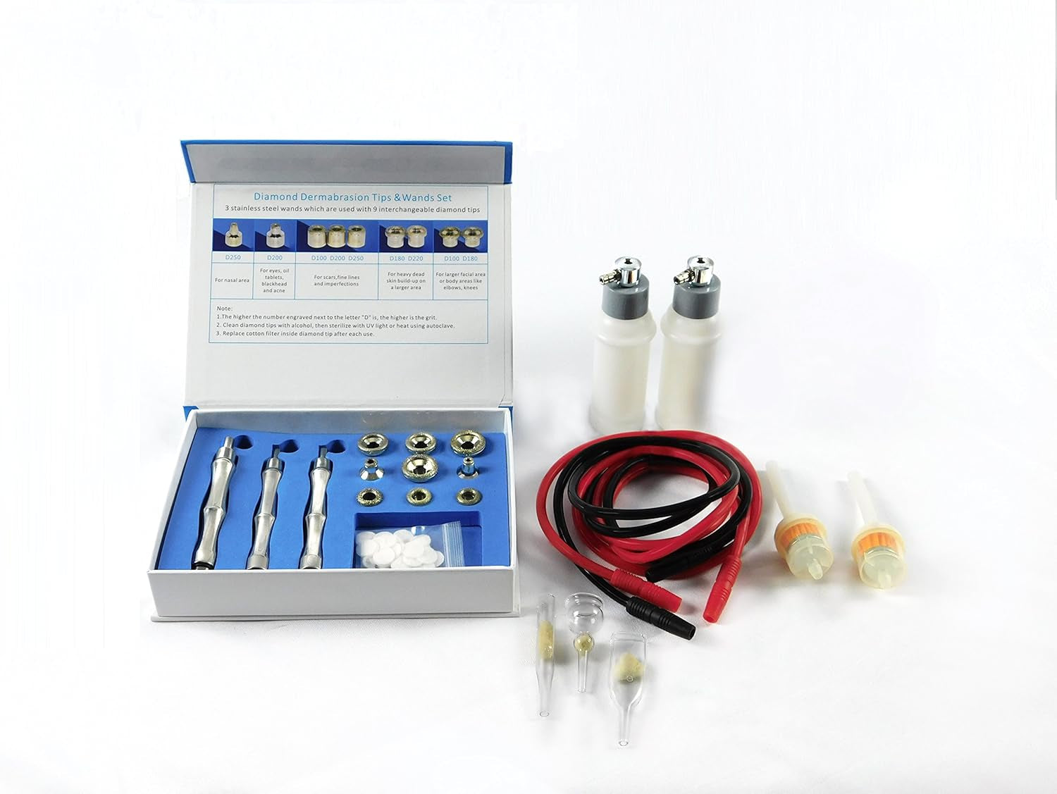 9-In-1 All in 1 Facial Machine with Microdermabrasion, Aromatherapy, Glass Jar Steamer -TLC-3025CFM