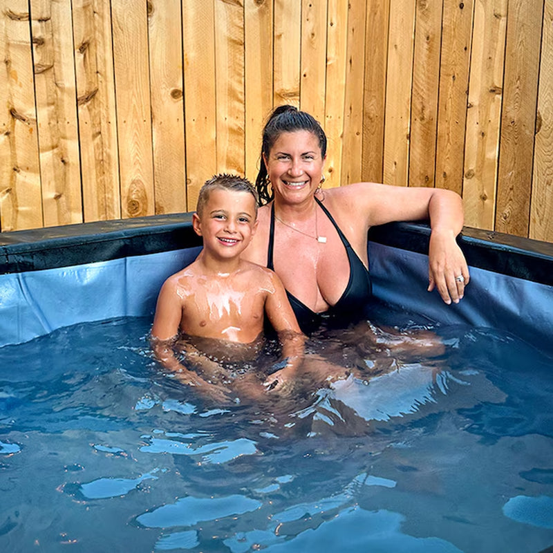 90 Jet 6 -Person round Hot Tub (Cover Included)