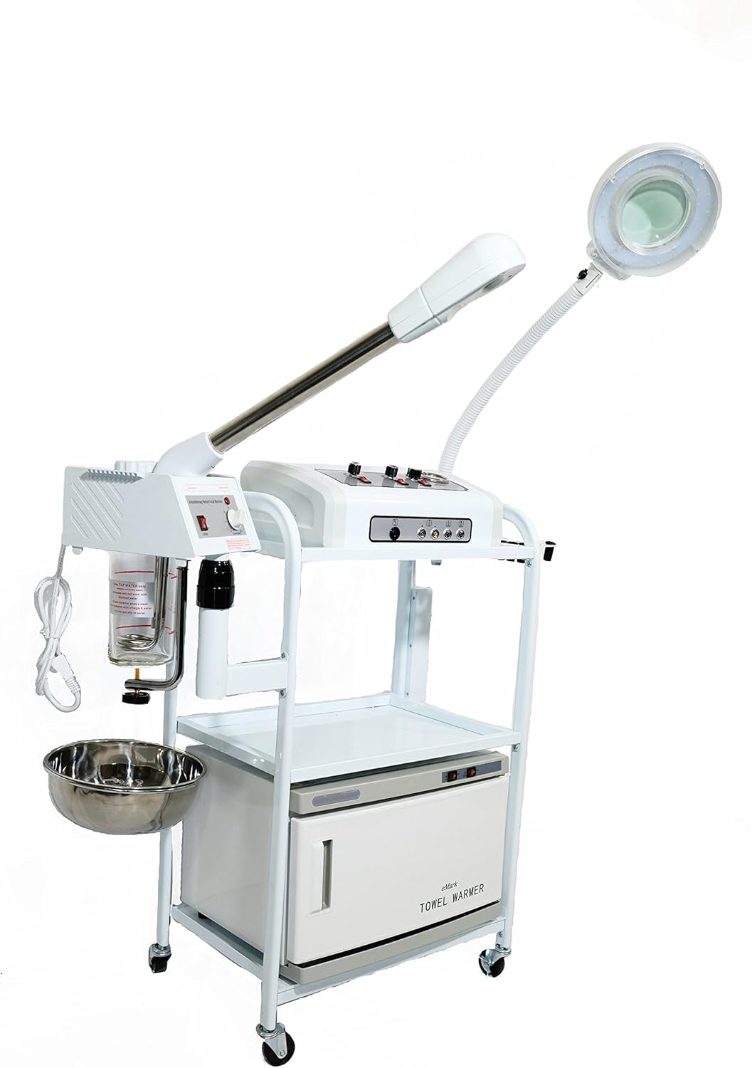 9-In-1 All in 1 Facial Machine with Microdermabrasion, Aromatherapy, Glass Jar Steamer -TLC-3025CFM