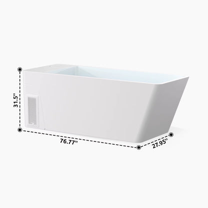 Gurgle Sports Recovery Therapy Ice Bath Tub Wifi APP Control Acrylic Cold Plunge All in Bathing Athlete Spa Bathtub