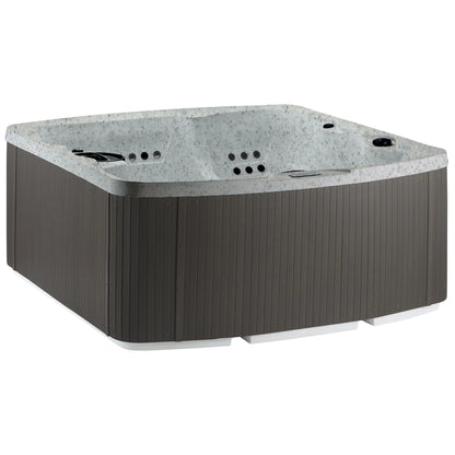 Leganza 6-Person, 230V Hot Tub Spa W/90 Jets in Sea Salt/Coastal Gray