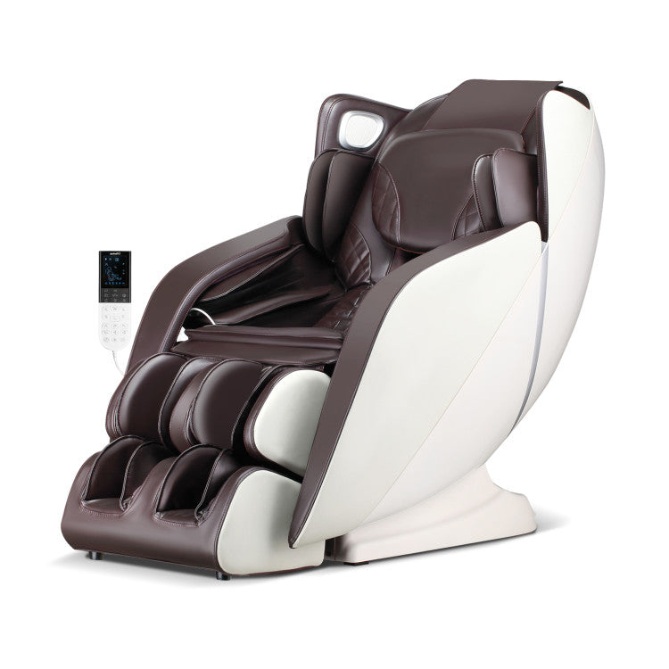 Costway Provox 27-Comfort Full Body Massage Chair – SL Track, Zero Gravity & Voice Control