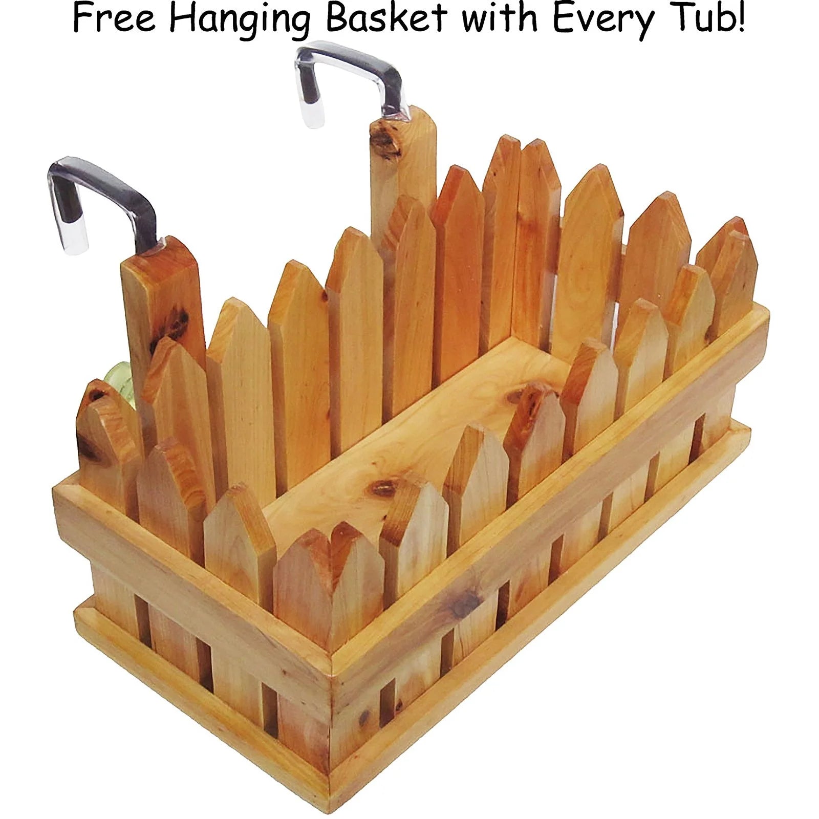 AB1105 63" Free Standing Cedar Wooden Bathtub