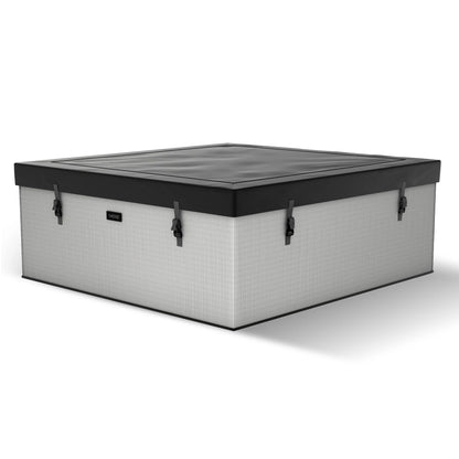 Garda | 4-Person Eco Foam Hot Tub | Integrated Heater | Graphite Gray