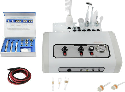 9-In-1 All in 1 Facial Machine with Microdermabrasion, Aromatherapy, Glass Jar Steamer -TLC-3025CFM