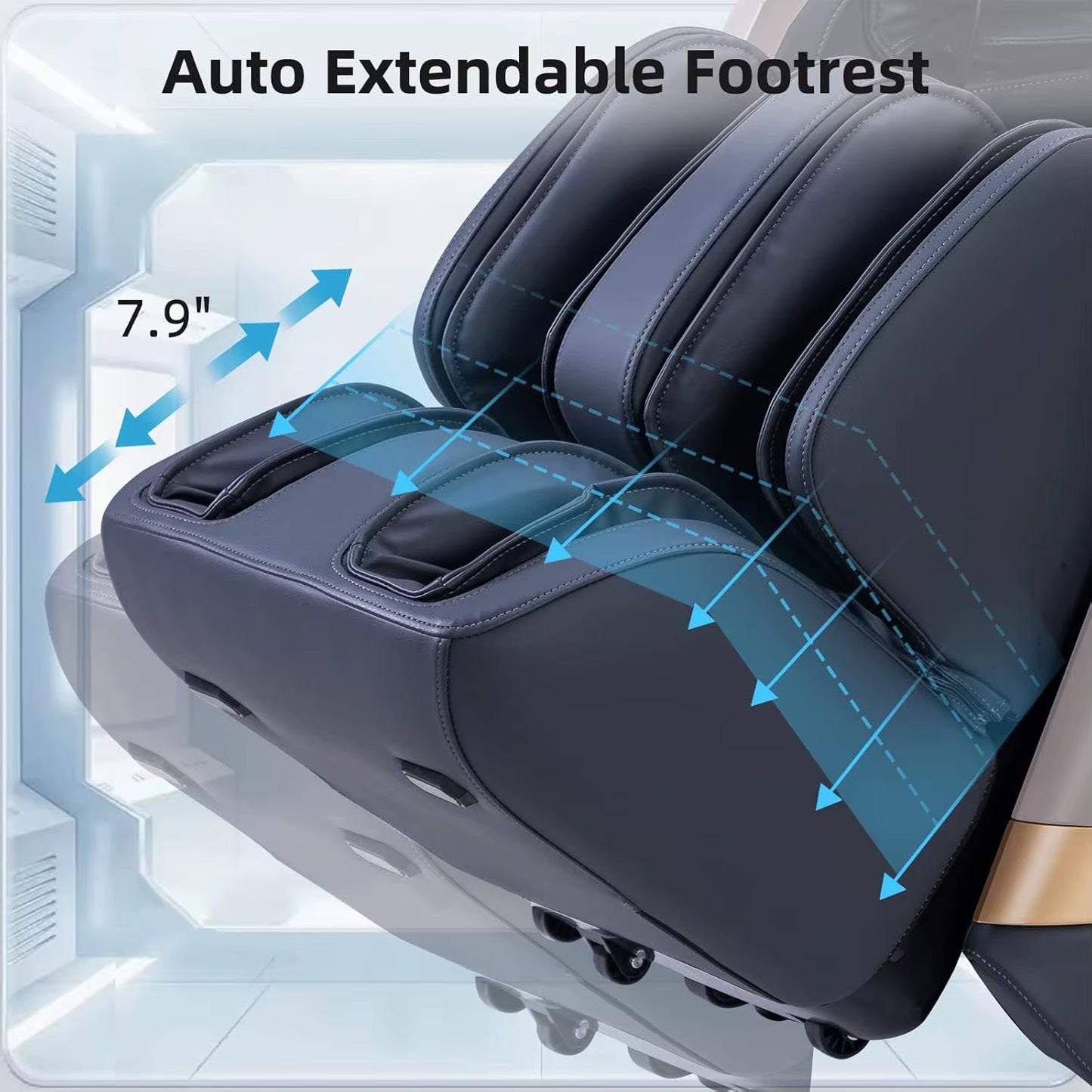 MT339 4D Massage Chair, Full Body Shiatsu Recliner with Auto Extendable Footrest, Zero Gravity, SL Track, Deep Yoga Stretch