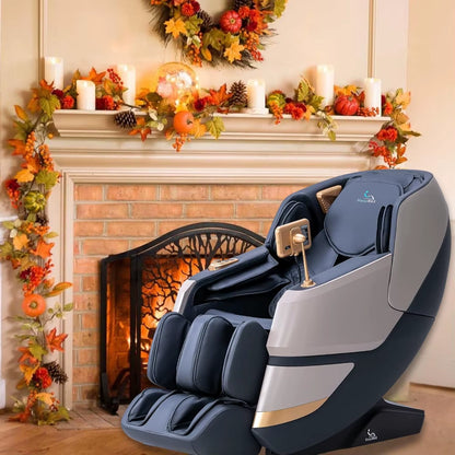 MT339 4D Massage Chair, Full Body Shiatsu Recliner with Auto Extendable Footrest, Zero Gravity, SL Track, Deep Yoga Stretch