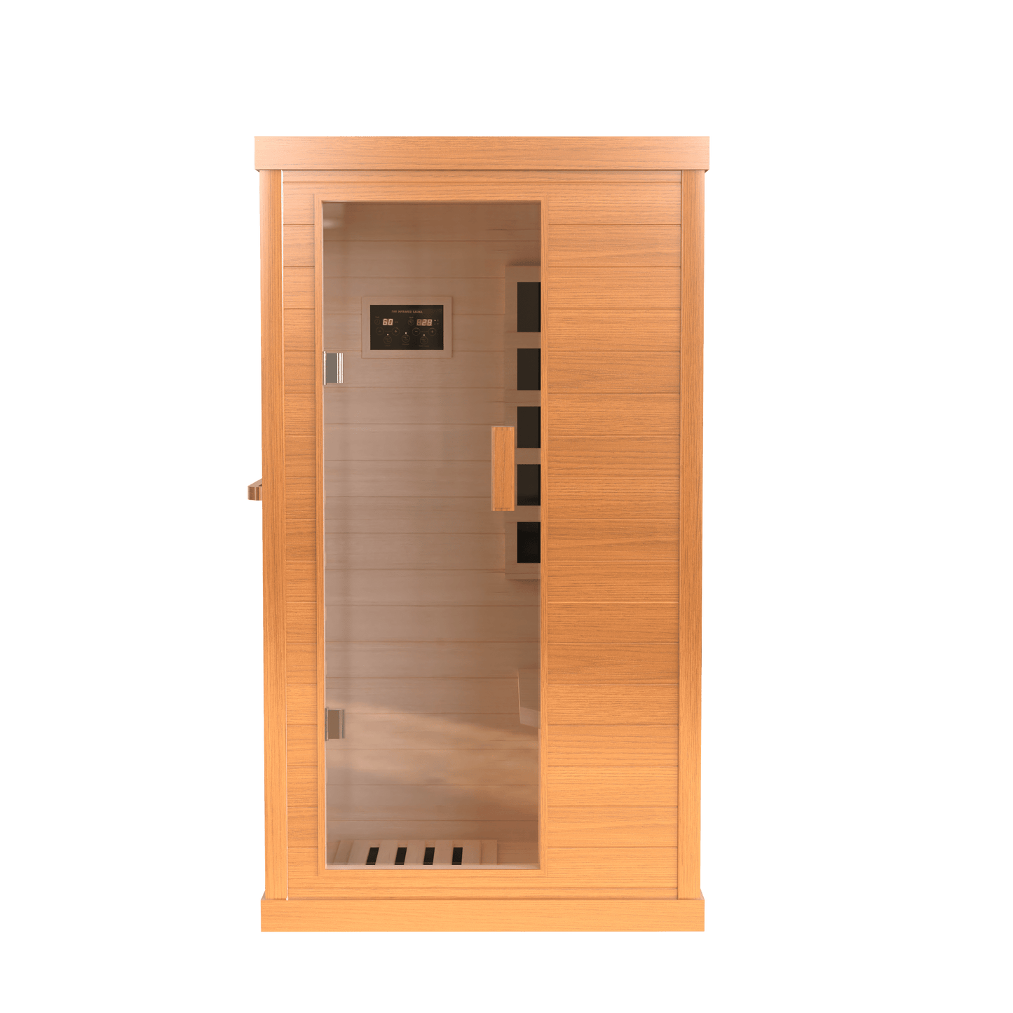 900W Infrared Sauna for Home Use with 360° Full-Body Heating, Dual Bluetooth Speakers & Mood Lights - Detox Therapy for Fitness Enthusiasts, Skin Care & Stress Relief in Bathroom
