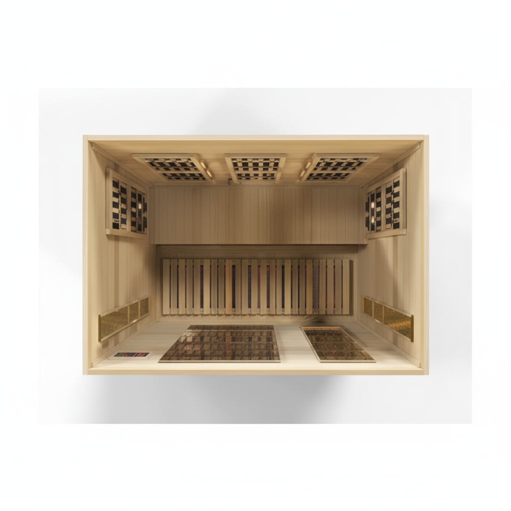 Dynamic Infrared 3 - Person FAR Infrared Sauna in Hemlock