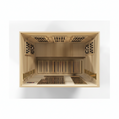 Dynamic Infrared 3 - Person FAR Infrared Sauna in Hemlock